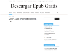 Tablet Screenshot of descargarepubgratis.org